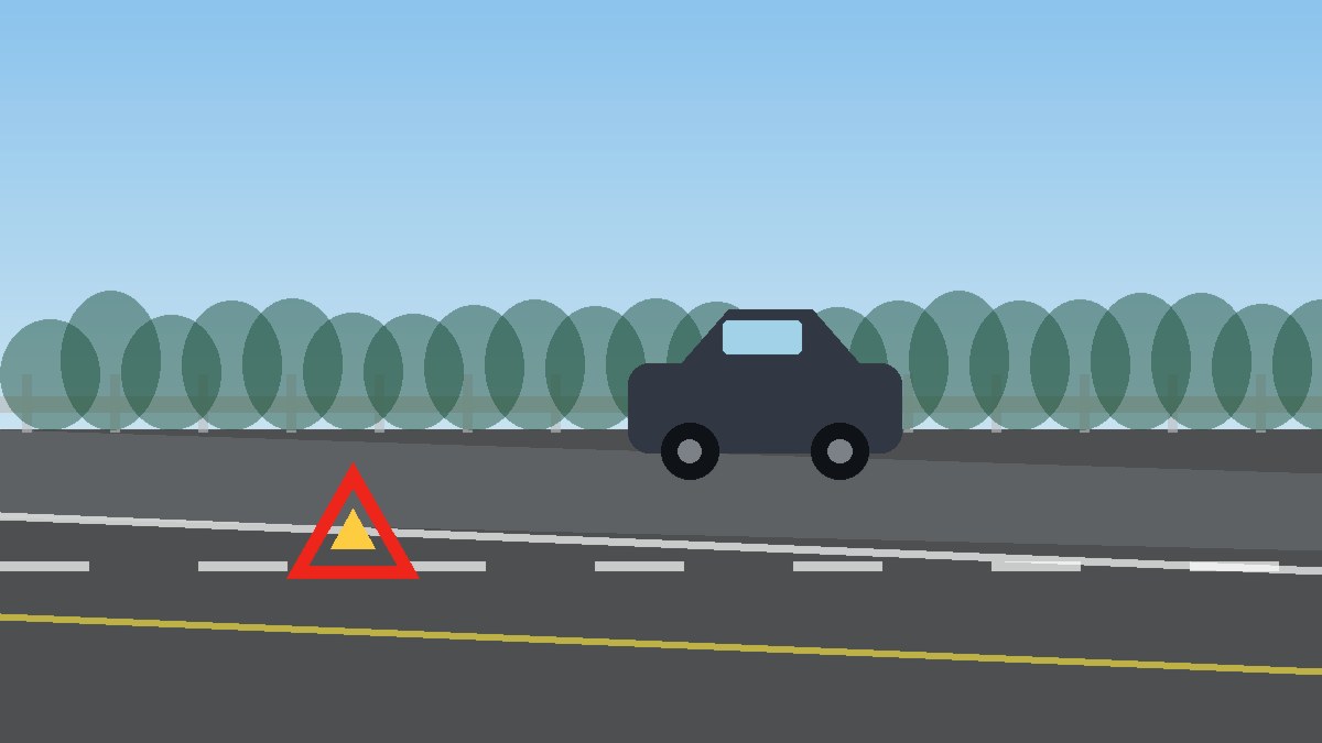 乐东道路故障安全等待现场图
